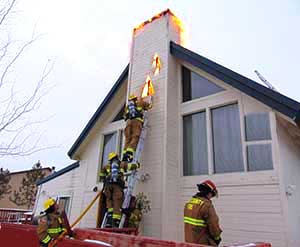 chimney fire