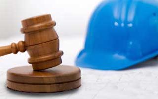 gavel and hard hat