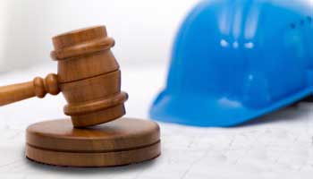 gavel and hard hat